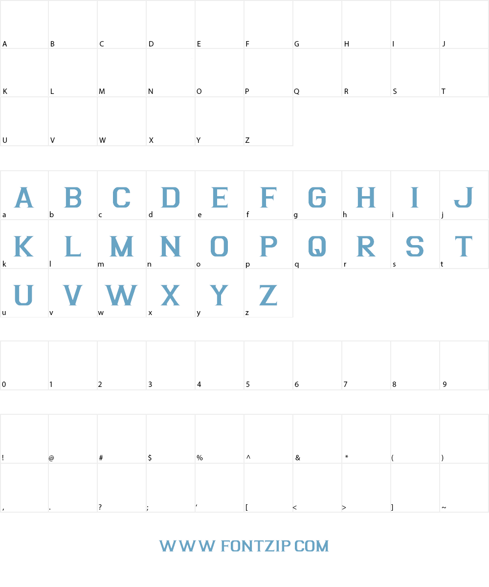 Argentina Font Character